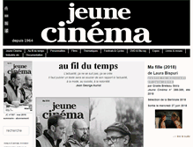 Tablet Screenshot of jeunecinema.fr